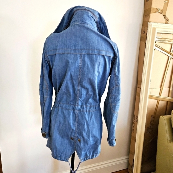 Mustard Seed Lightweight Chambray jacket sz Small - Picture 4 of 12